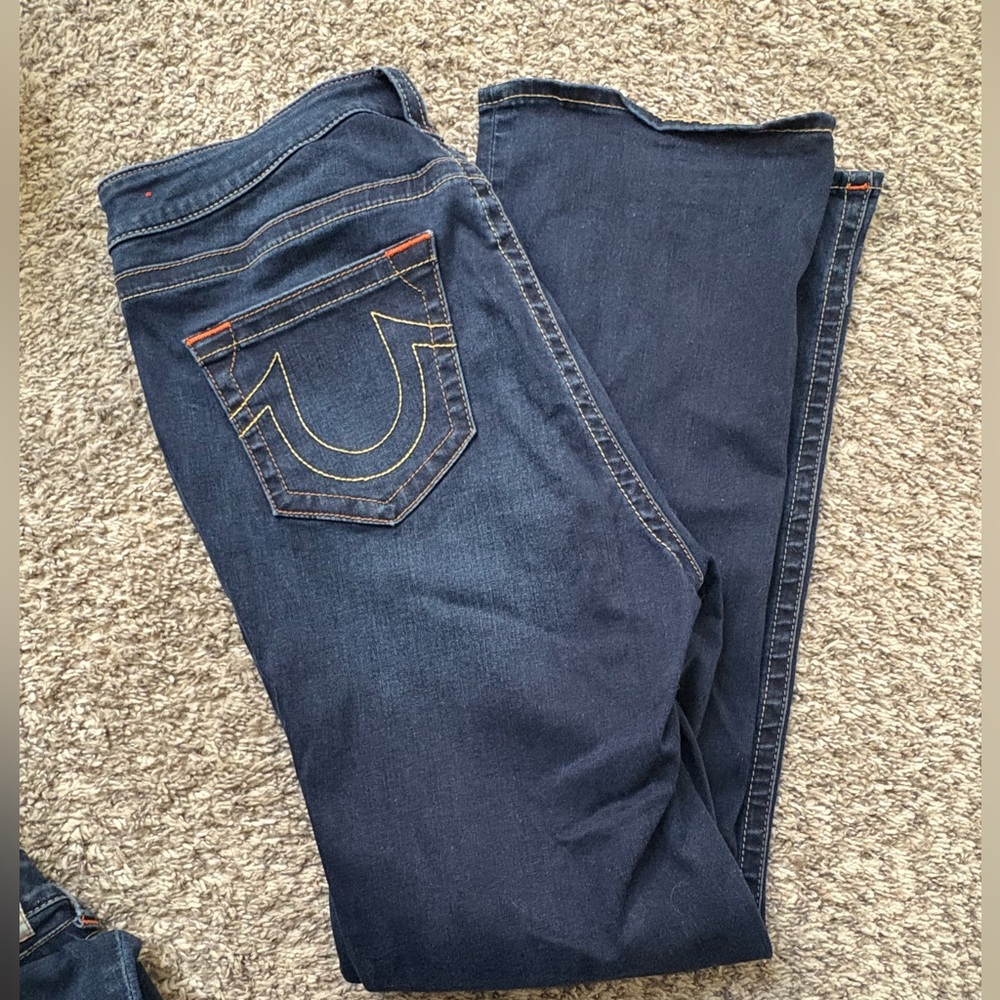 Becca Mid Rise Bootcut True Religion Curvy Jeans